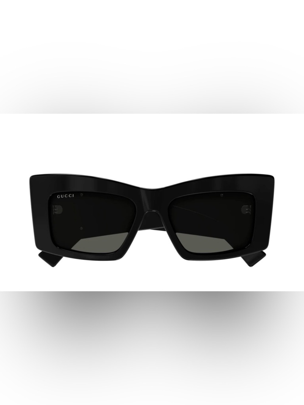 Gucci GG1842S-001 Square Black Women Sunglasses / Gradient Grey Lens 53-17-140 - Picture 2 of 3